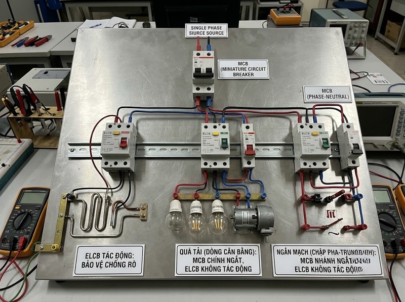 ELCB có bảo vệ quá tải và ngắn mạch không?